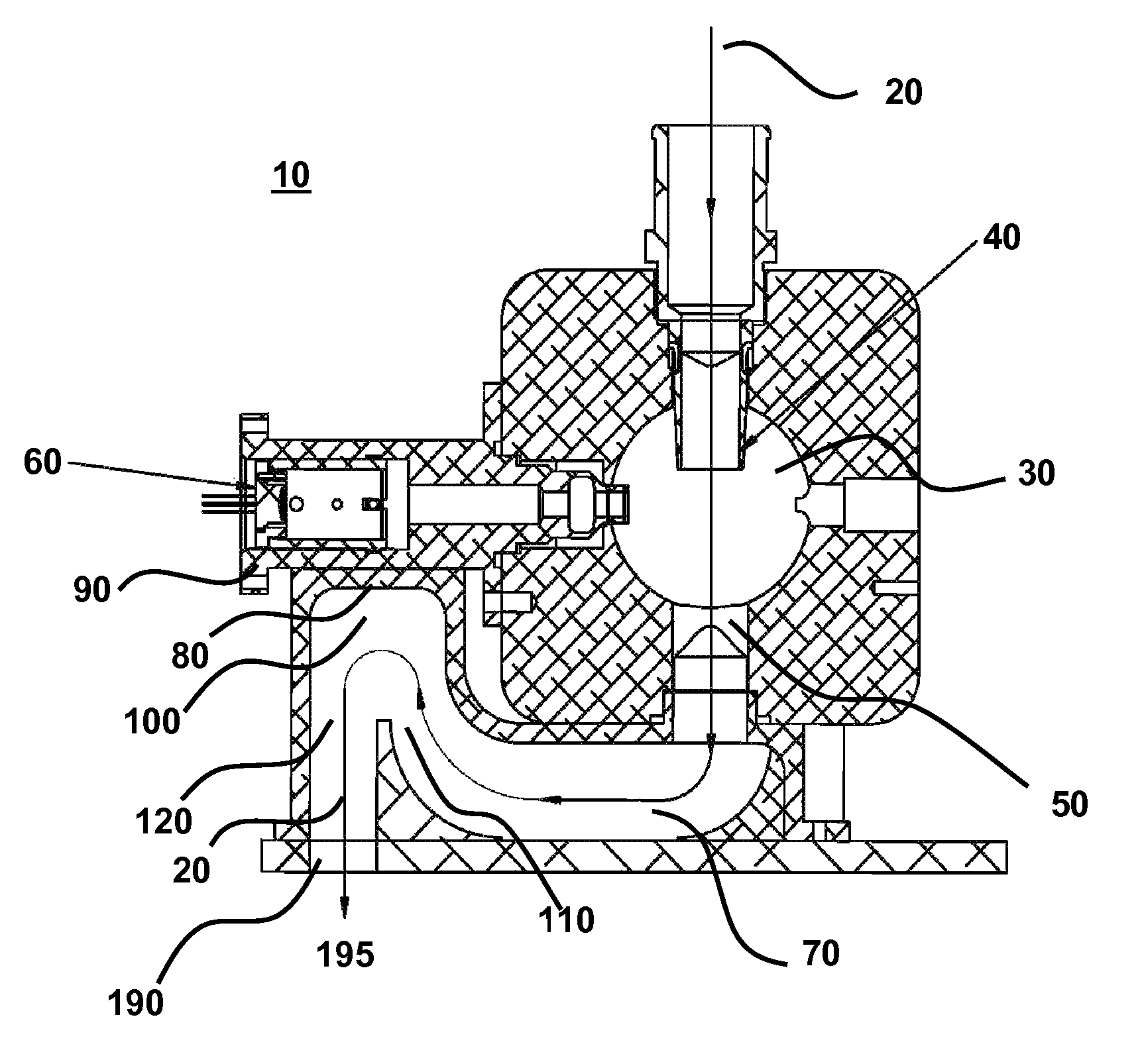 Optical particle sensor with exhaust-cooled optical source