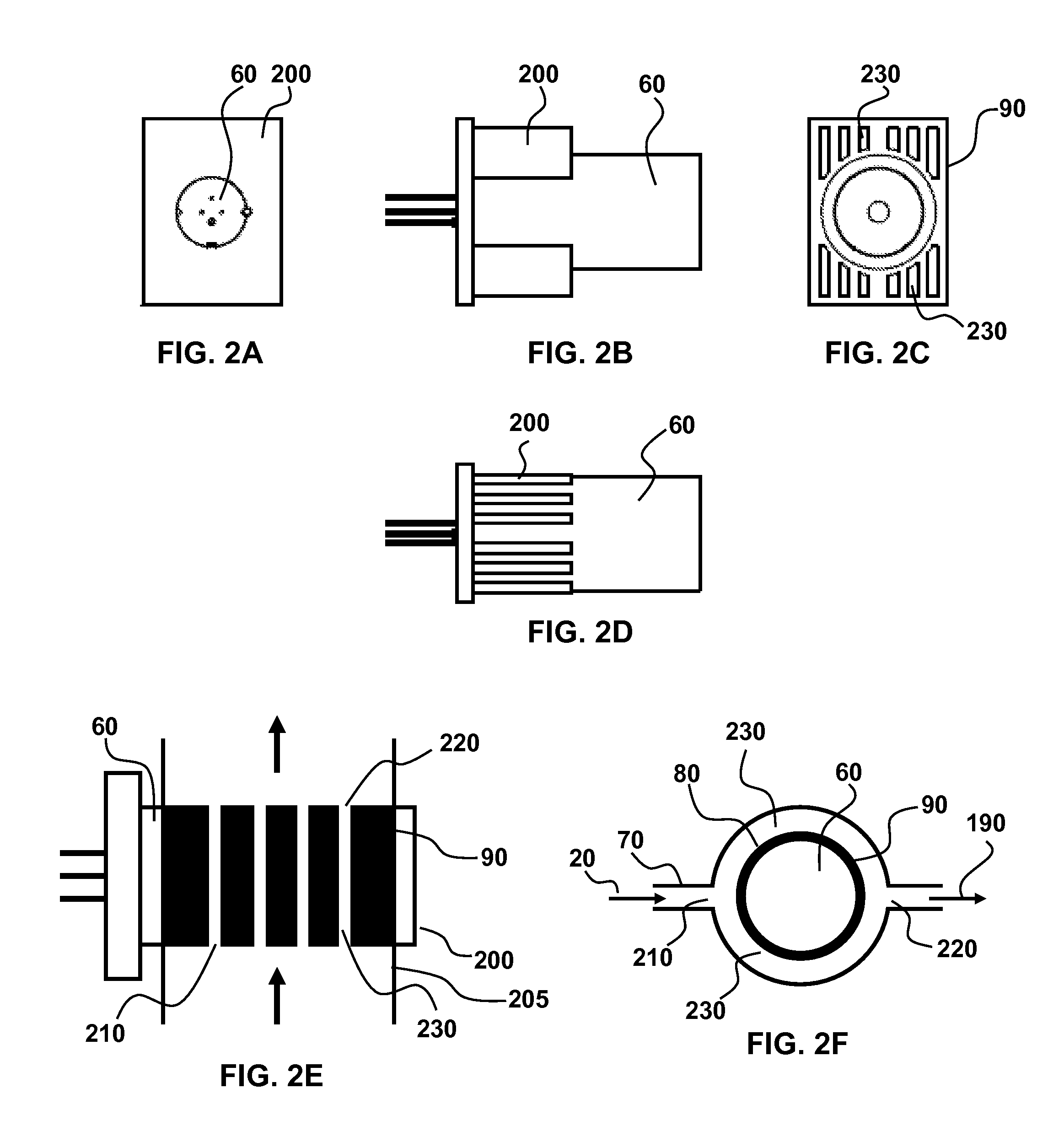 Optical particle sensor with exhaust-cooled optical source