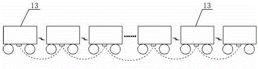 Train wireless electric pneumatic breaking control system and control method thereof