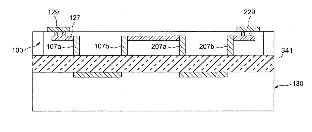 Device for electrically testing the interconnections of a microelectronic device