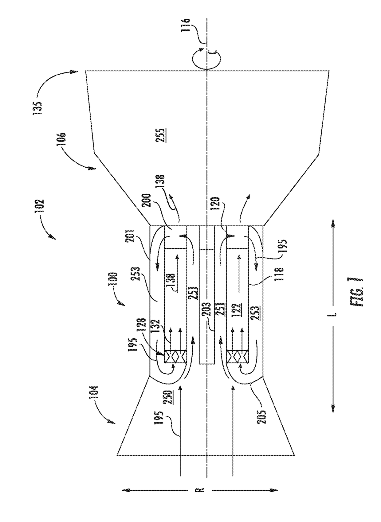 Combustion Section Heat Transfer System for a Propulsion System