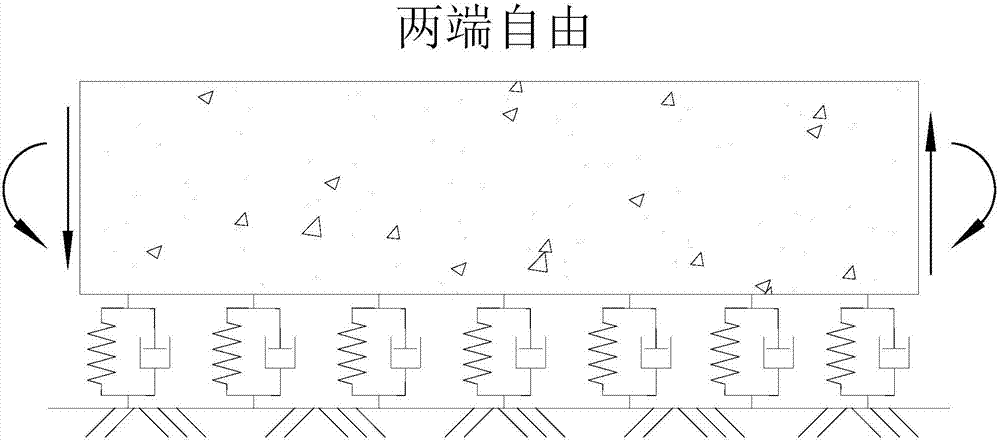 Calculation method for vertical displacement of immersed tunnel tube segments under vehicle load