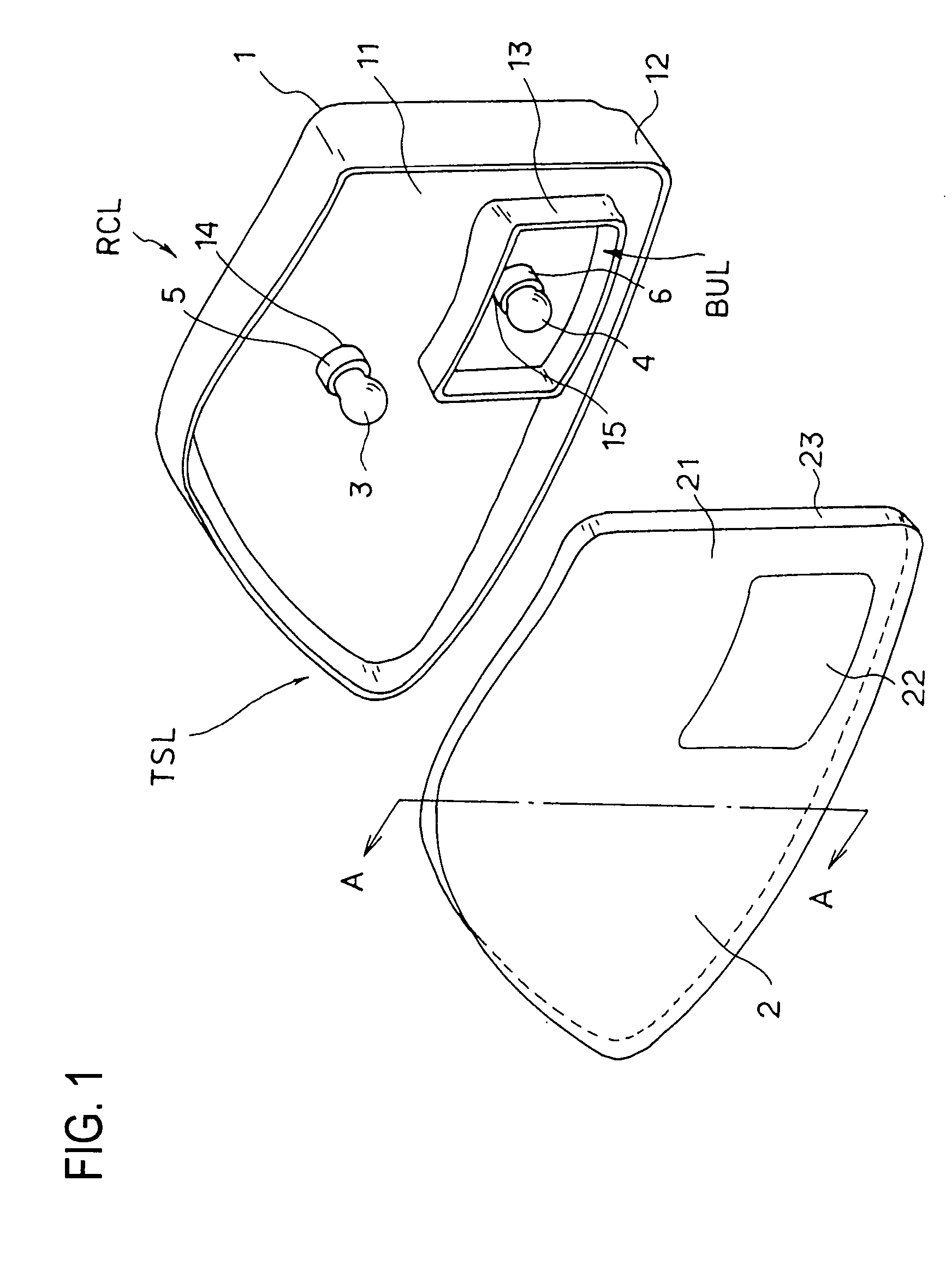 Vehicular lamp and method of manufacturing same