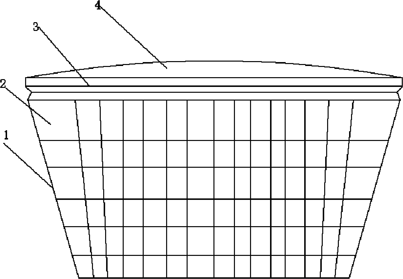 Rainproof basket