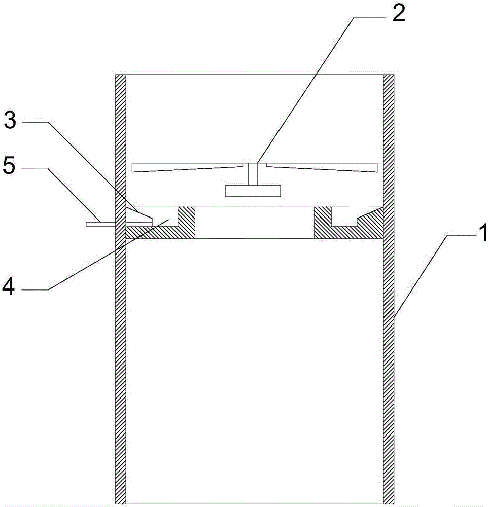 Water suction-drainage fan