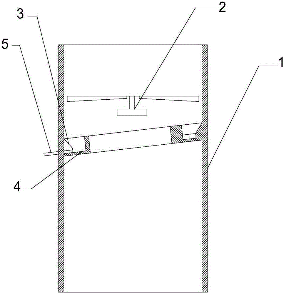 Water suction-drainage fan