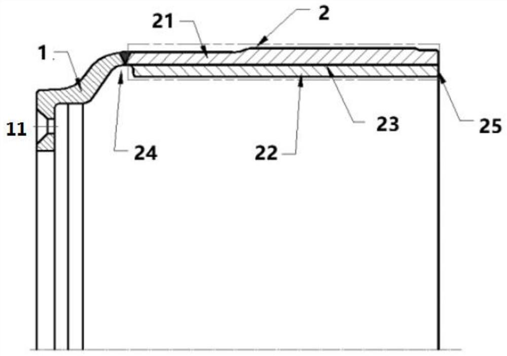 Novel composite material brake drum