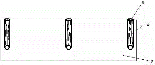 Horizontal and vertical combined underdrainage device for improving interlayer soil of coastal mud flat reclamation area farmland and drainage method thereof