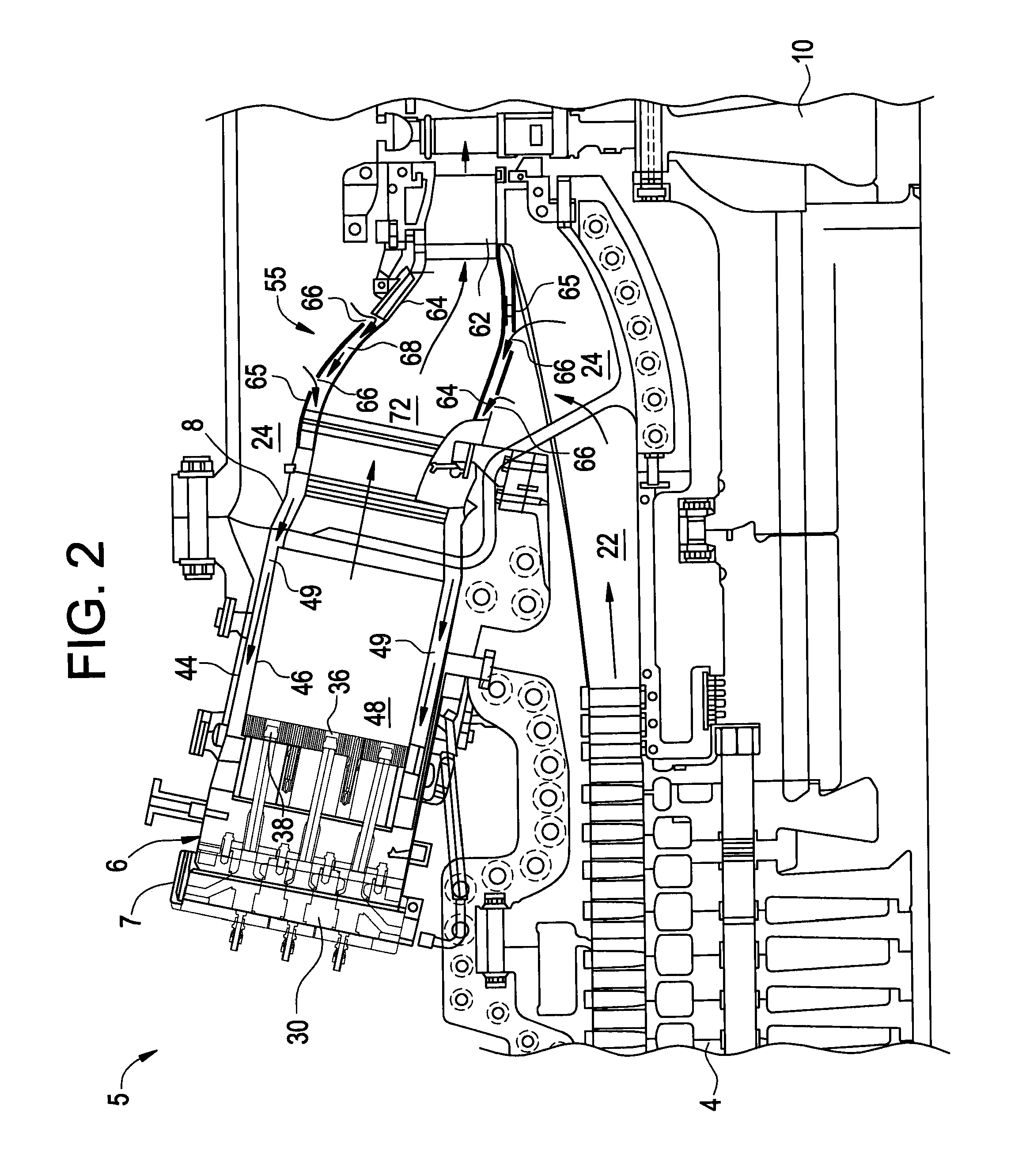 Bundled multi-tube nozzle for a turbomachine