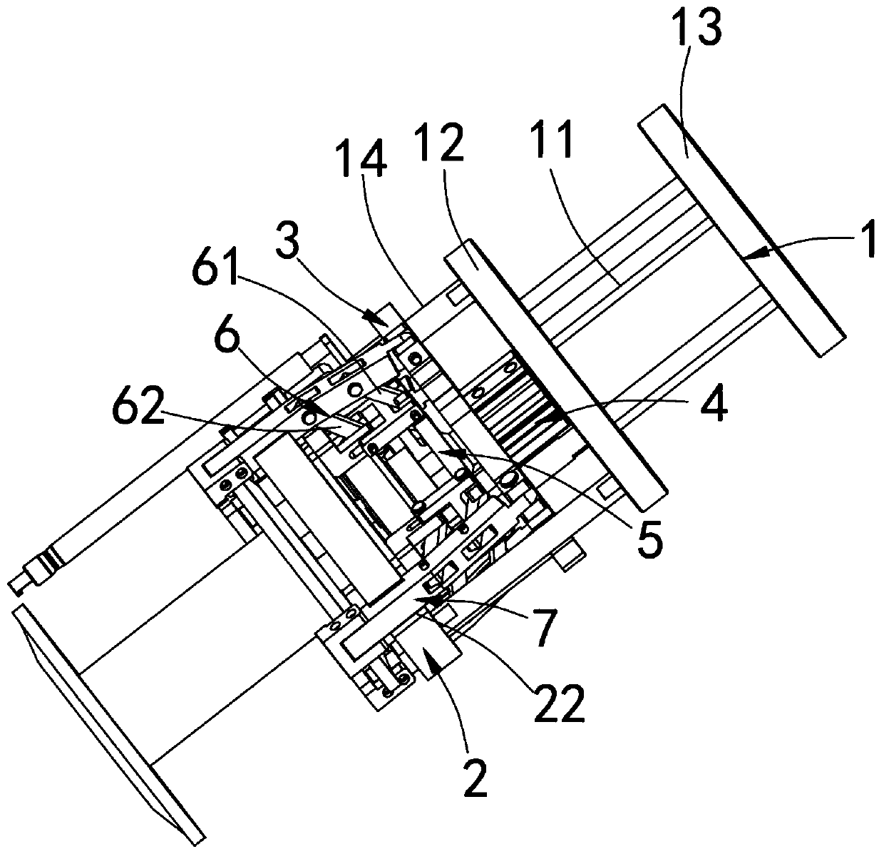 Wire reel clamping jaw and using method thereof