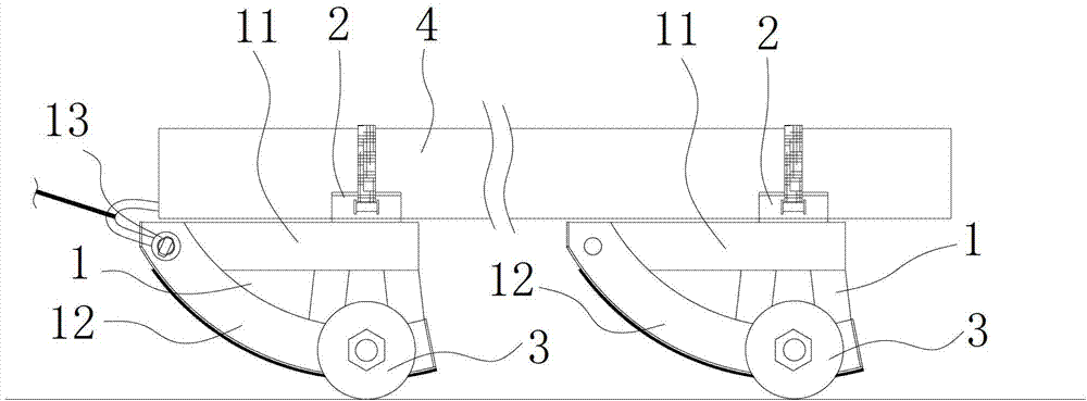 Pipeline transportation device used in mountainous region