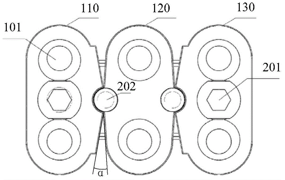 Dynamic cervical vertebra fixing steel plate