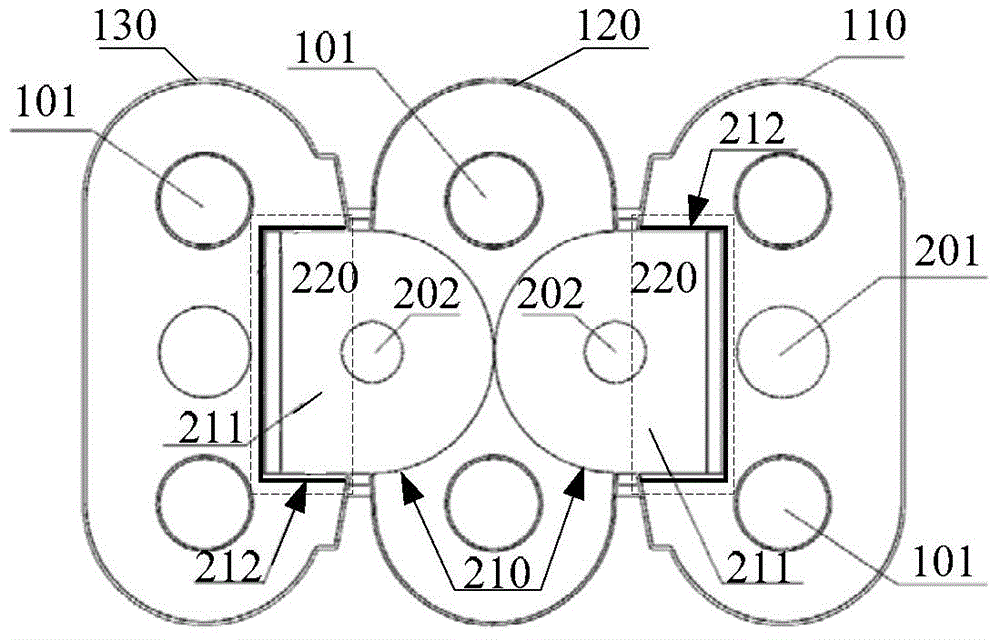 Dynamic cervical vertebra fixing steel plate