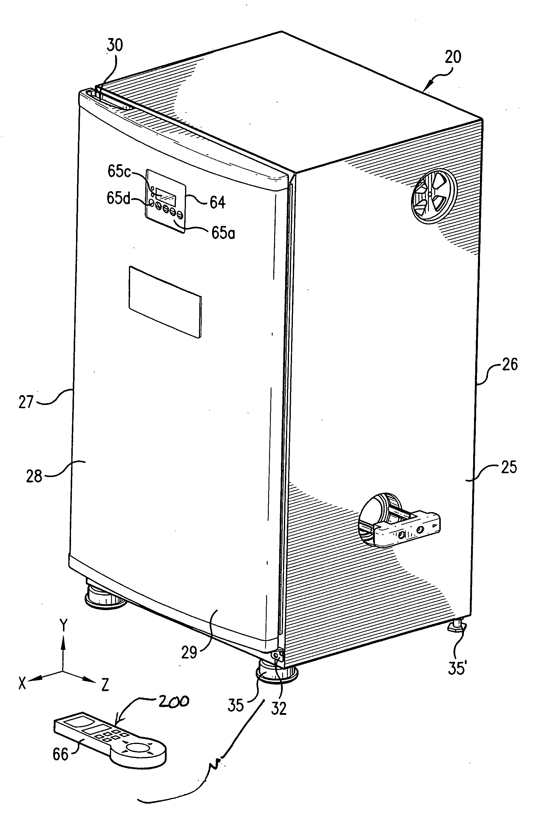 Cooking apparatus with cooking characteristic monitoring system