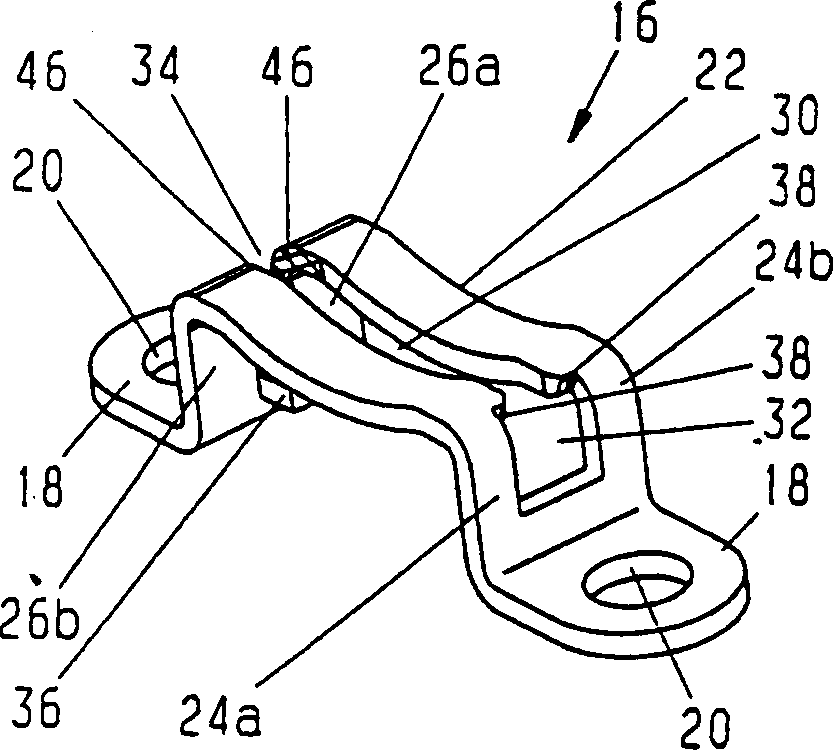 Fastening clamping assembly and connecting structure therewith