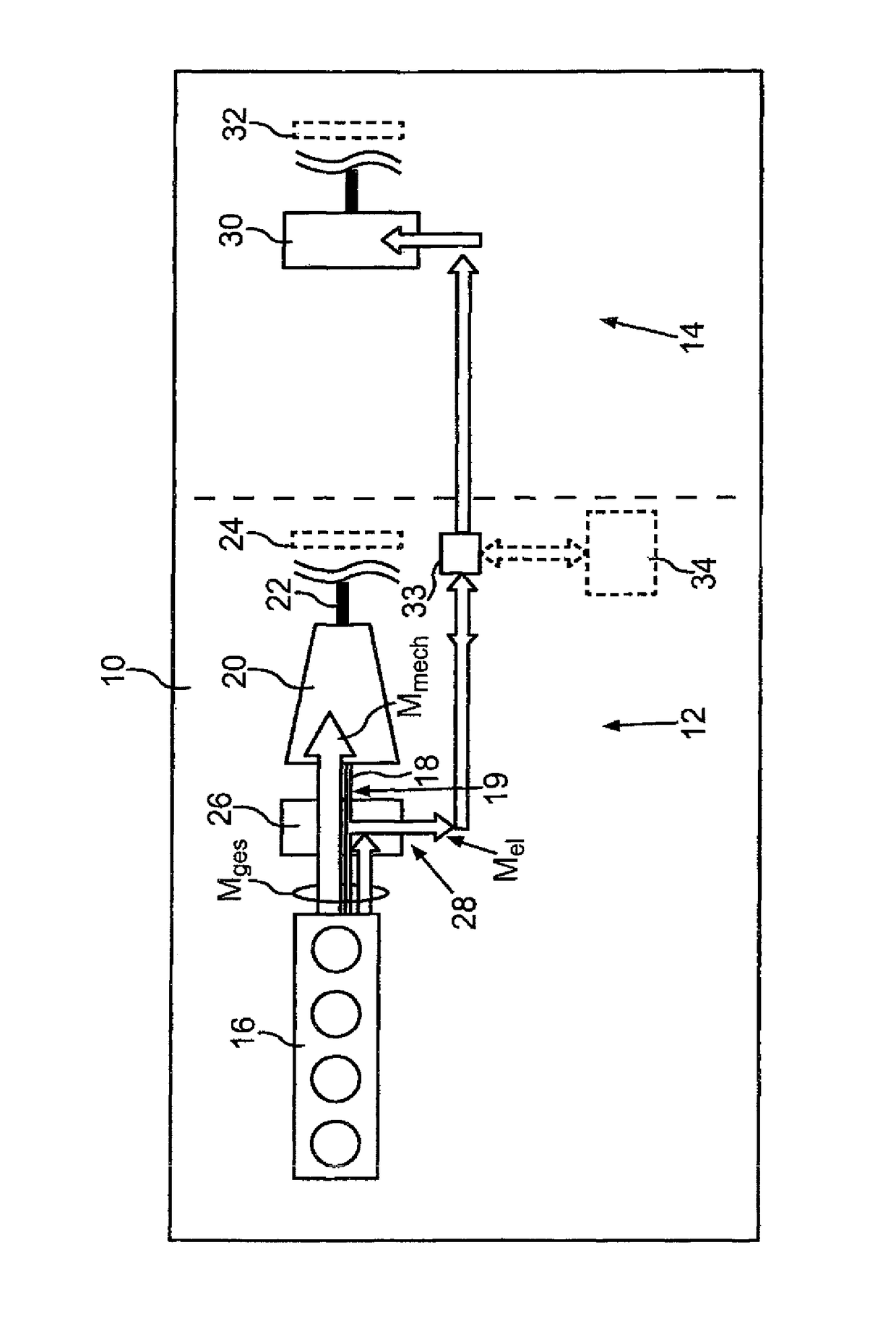 Drive device for a motor vehicle