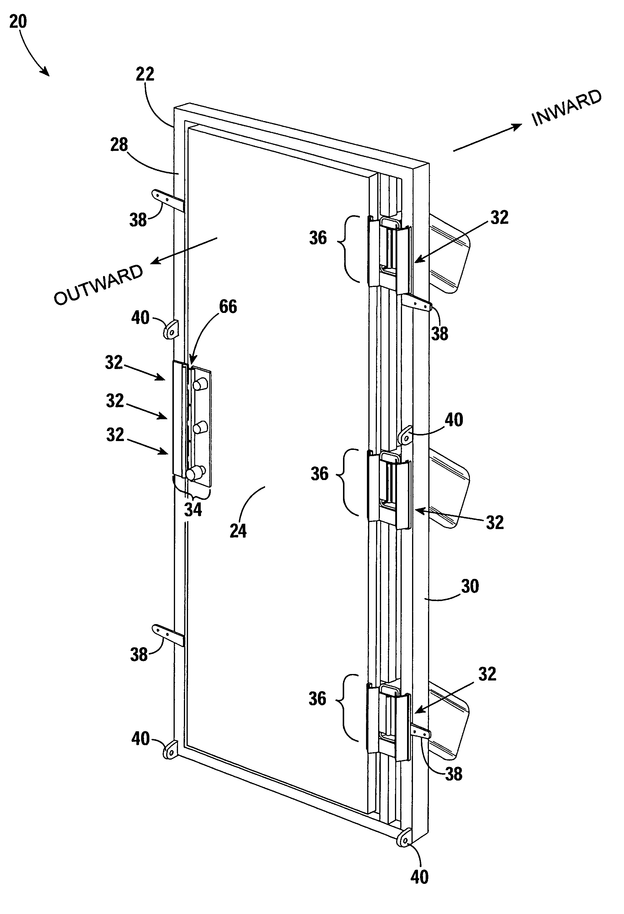 Door breach training system