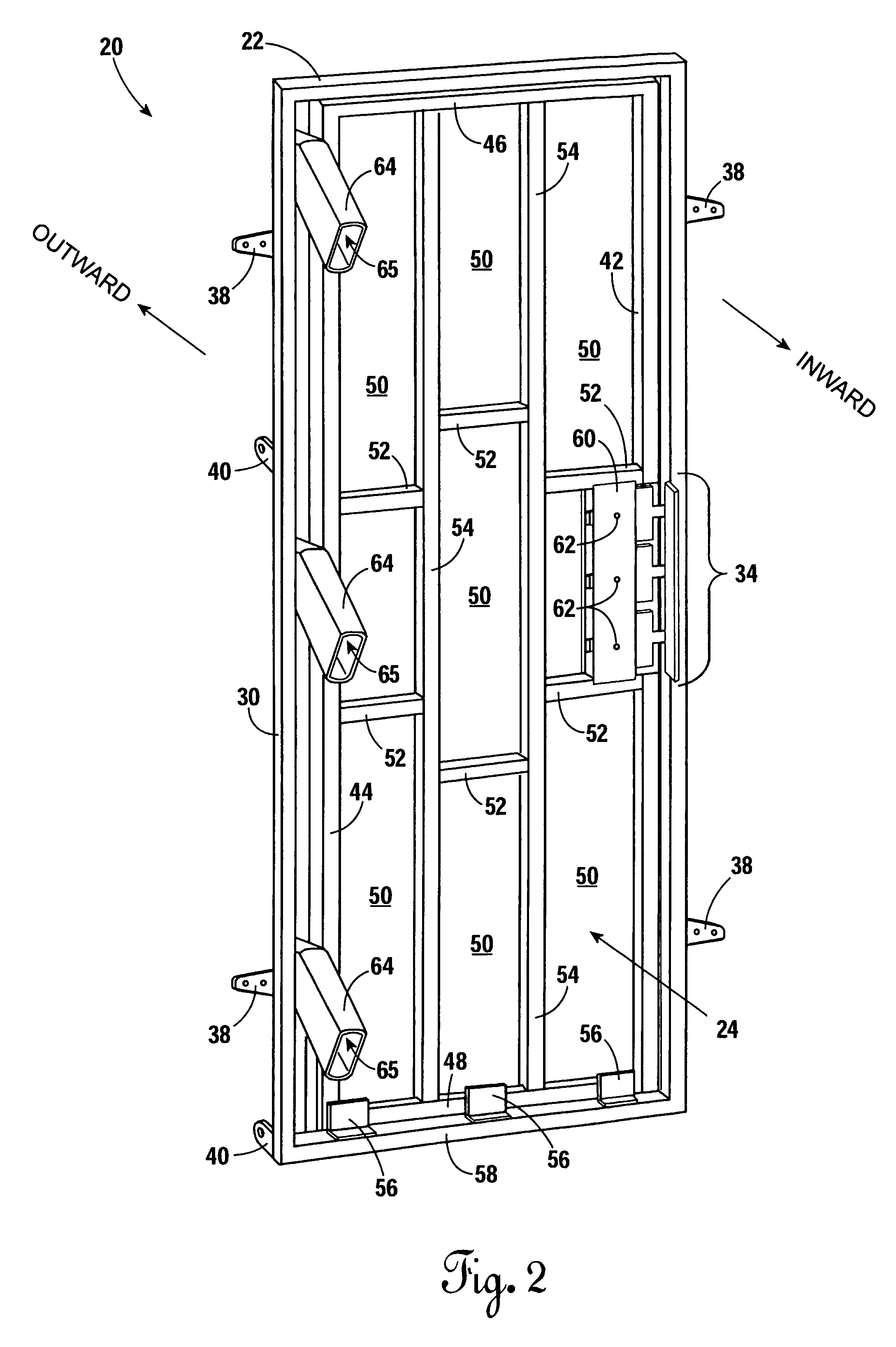 Door breach training system