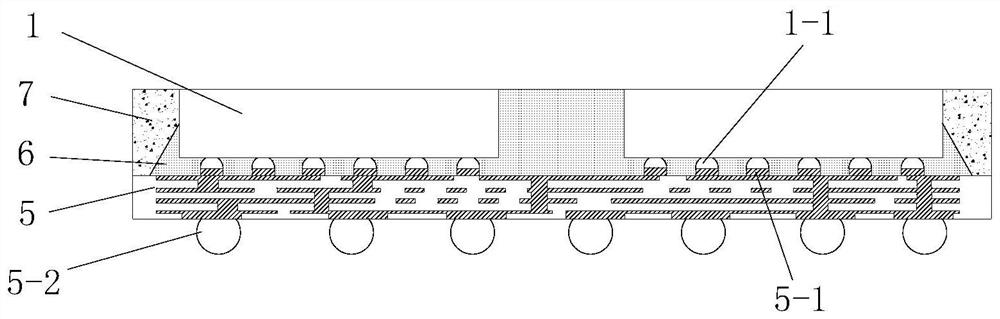 Multi-chip fan-out type packaging method and packaging structure