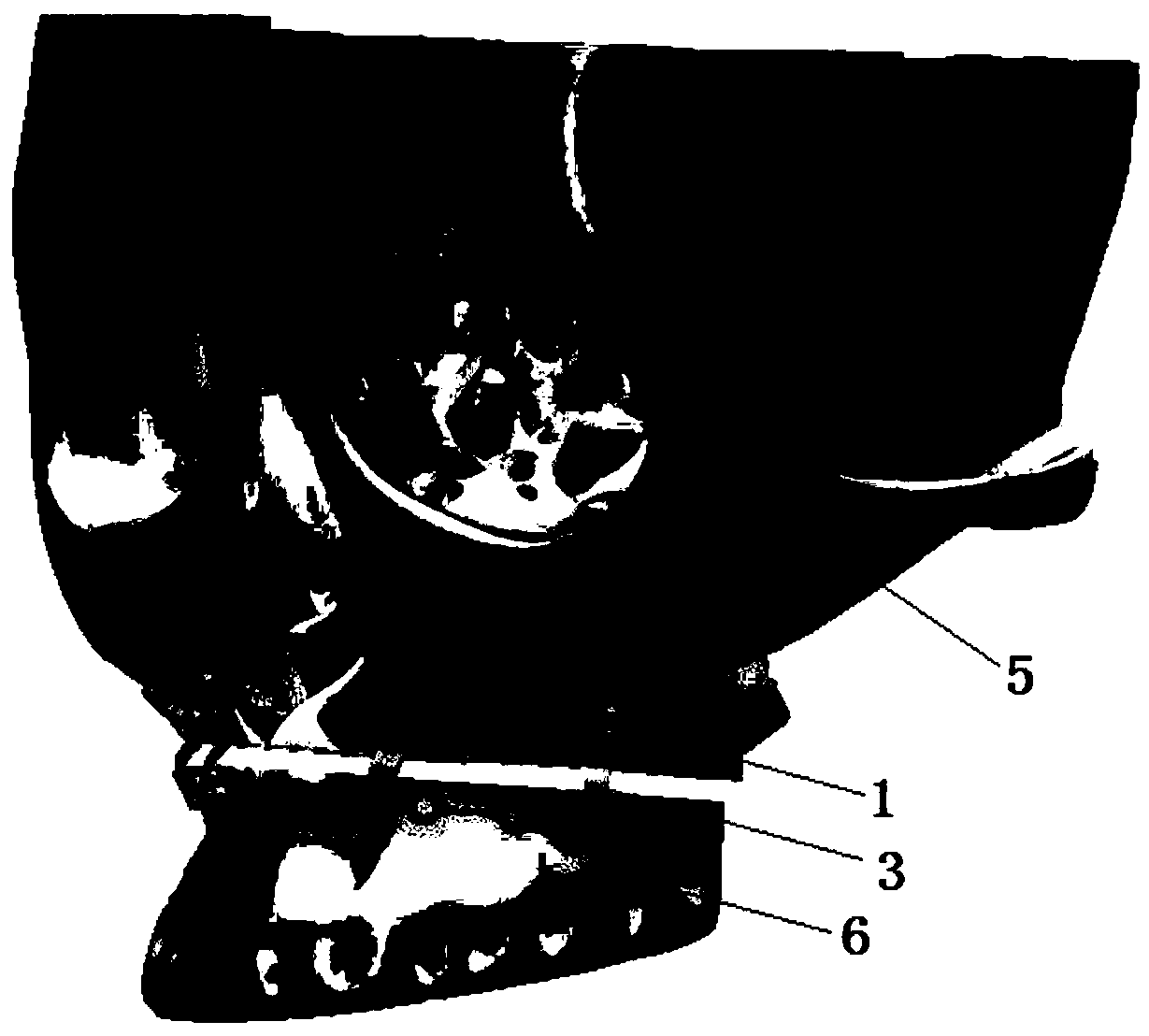 Straight jaw bone plate and manufacturing method thereof