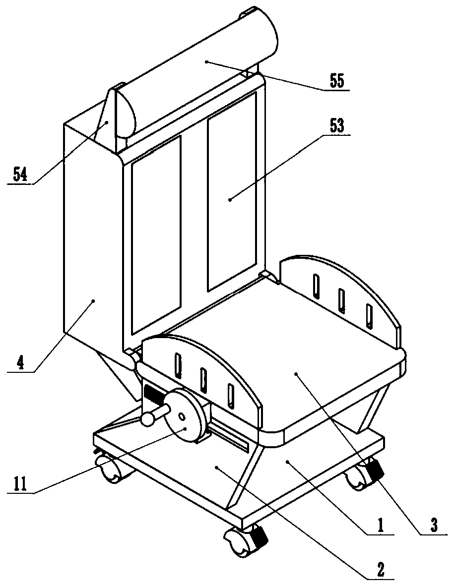 Relieving massage device for gynecological tumor chemotherapy vomiting stopping