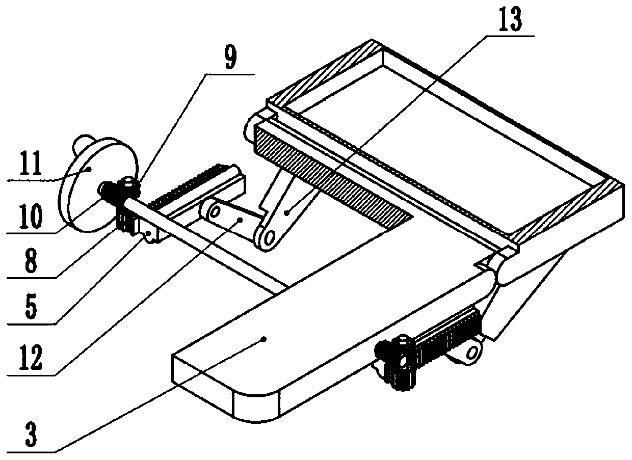 Relieving massage device for gynecological tumor chemotherapy vomiting stopping