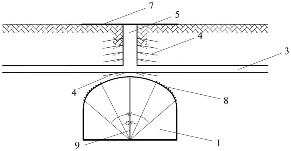 Reinforcing method for underneath passing of existing pipeline in ultra-shallow-buried underground excavated tunnel by utilizing municipal well