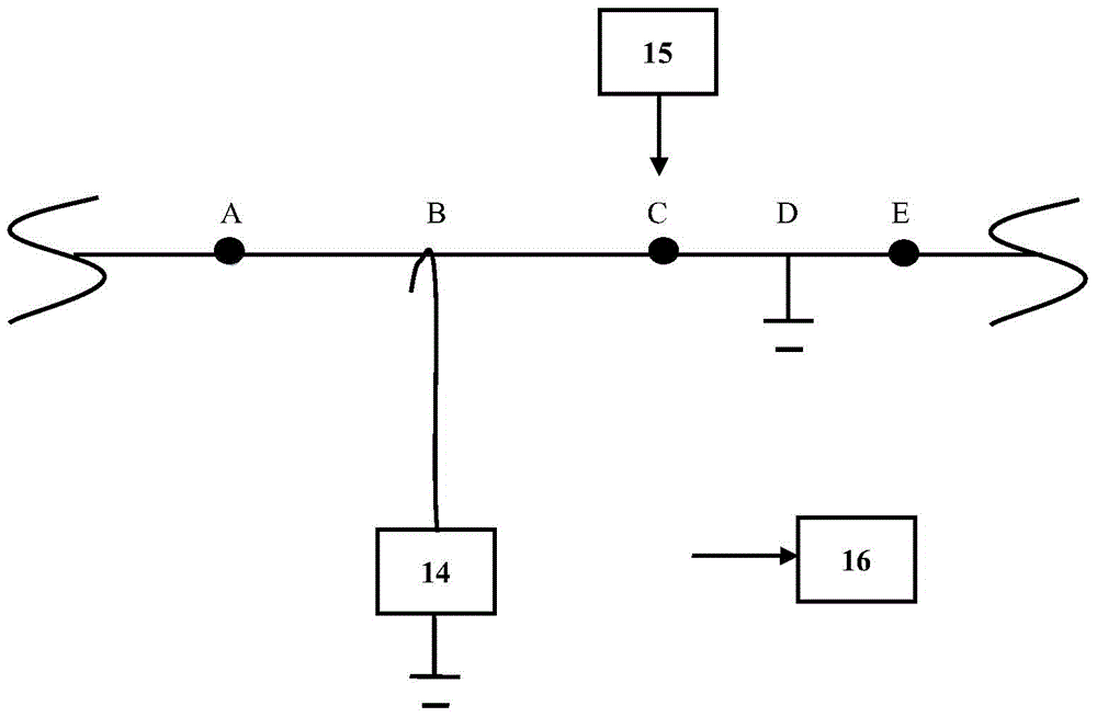 Single-phase earth fault finding device