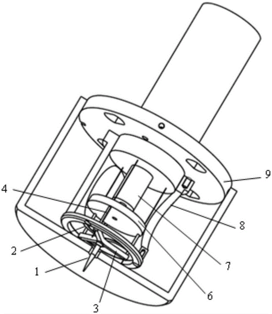 Resonant nano three-dimensional contact measuring head based on optical fiber Bragg grating