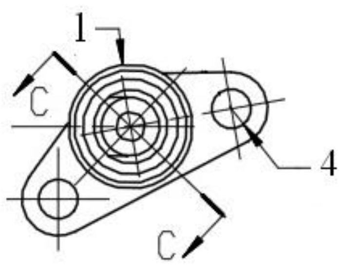 Electric discharge machining nozzle fixture and its operation method