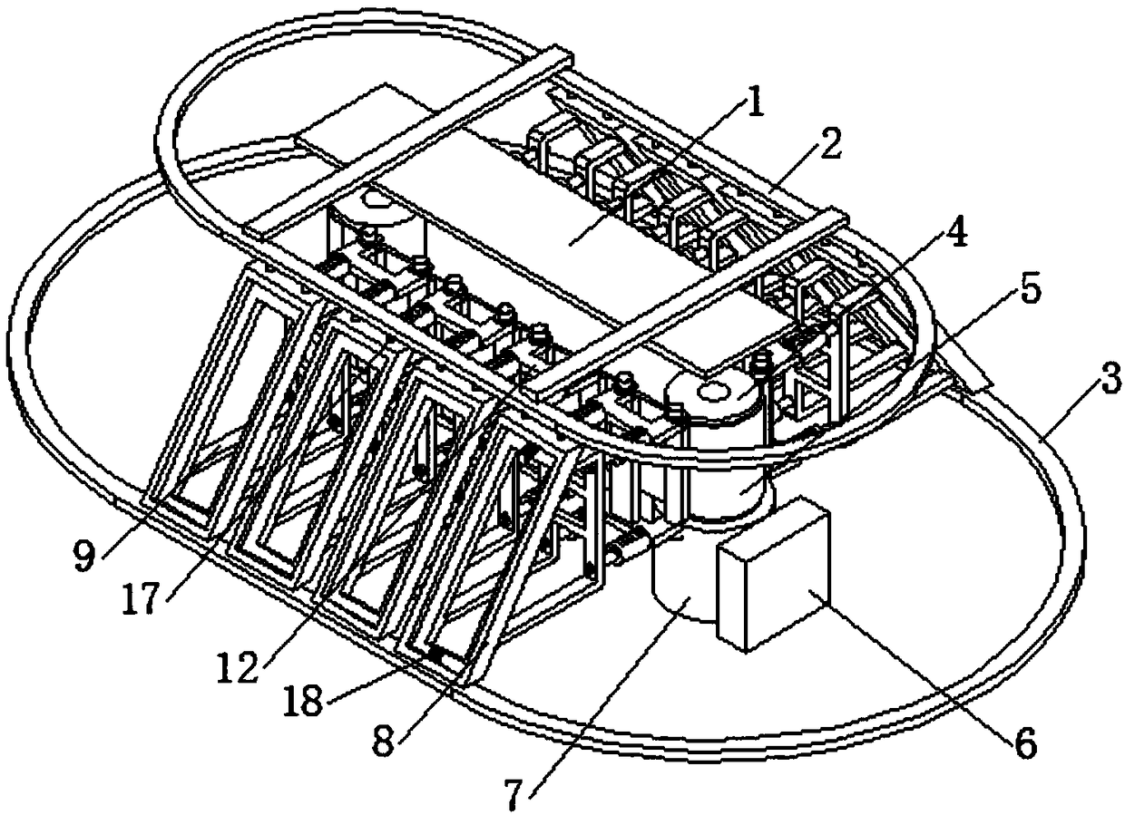 Truckle conveyor for automobile wire harness production line