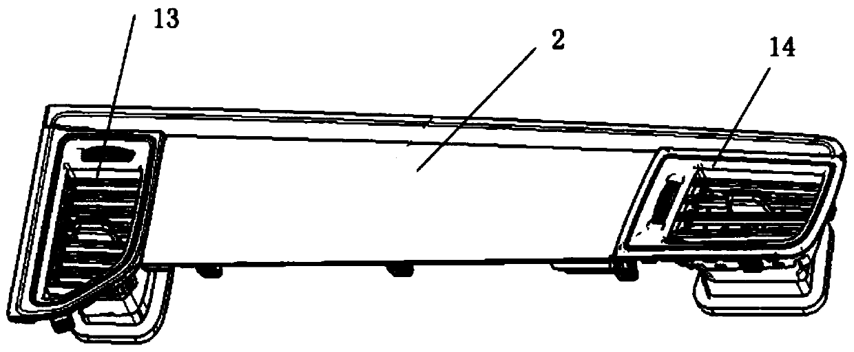 Light-emitting center control decorative panel structure