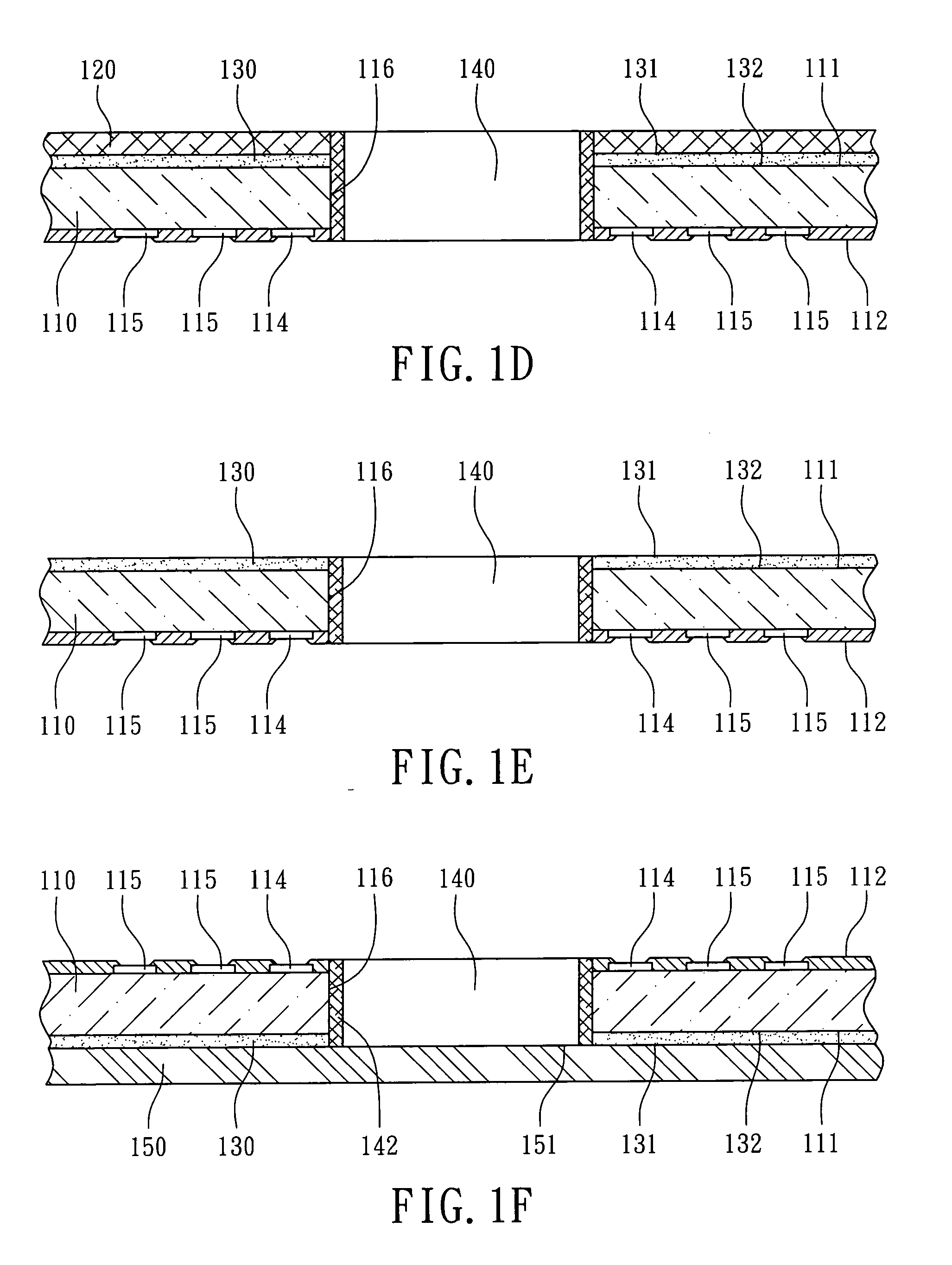 Method for manufacturing a semiconductor package with a laminated chip cavity