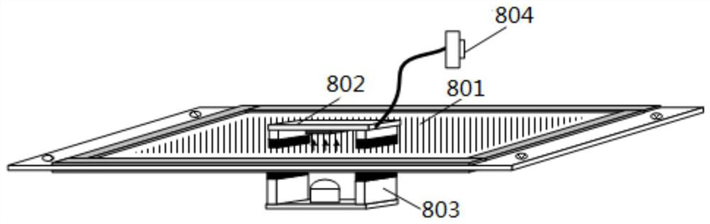 Processing circuit for two-dimensional plane displacement measurement