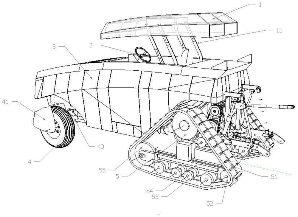 Electric unmanned intelligent tractor