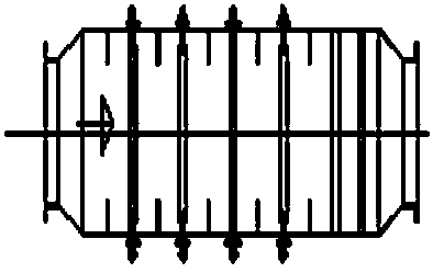 Conditioner grounding polar plate device and application thereof