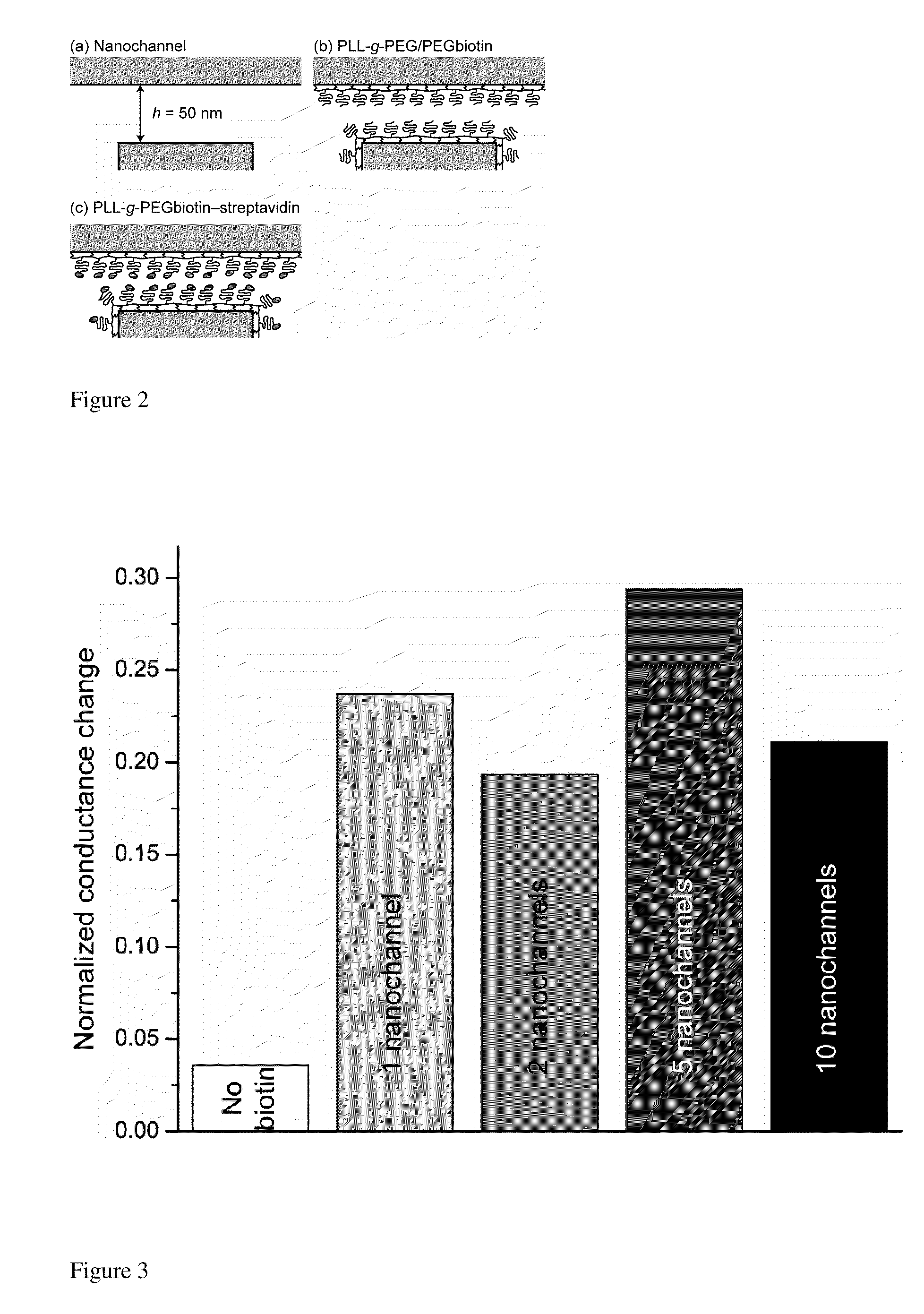 Nanoconfinement- based devices and methods of use thereof