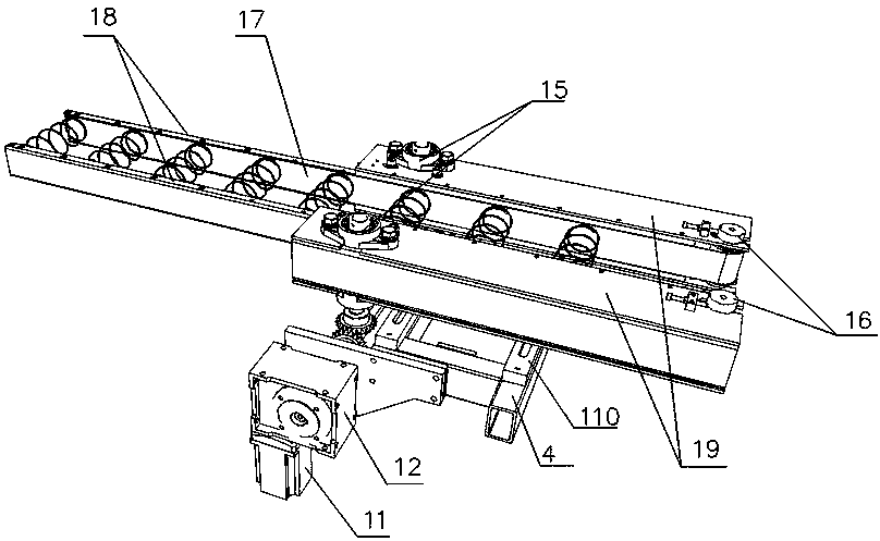 Automatic production equipment of bagged springs