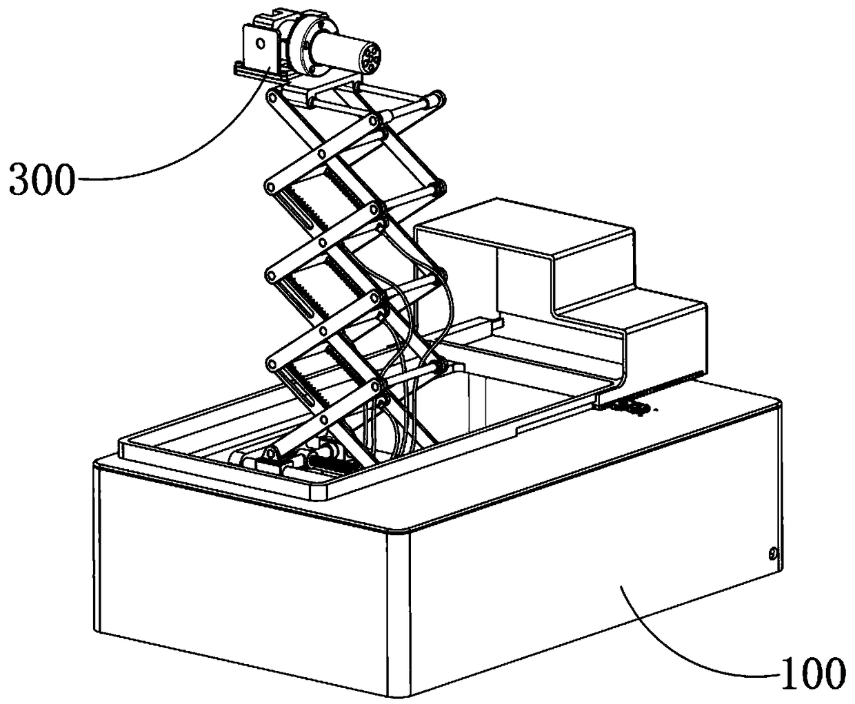 New-energy-automobile charging equipment based on inductive automatic searching and docking