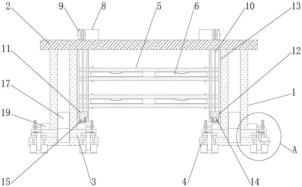 Oil pipe handling device for oil reservoir engineering