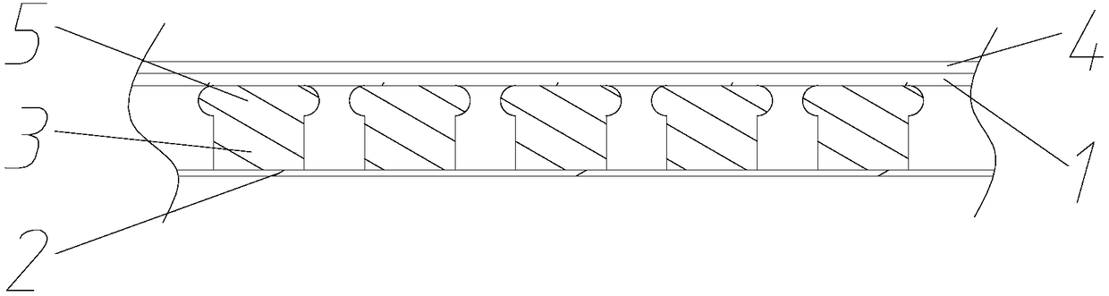 Light-weight automobile damping rubber sheet and manufacturing process and device thereof