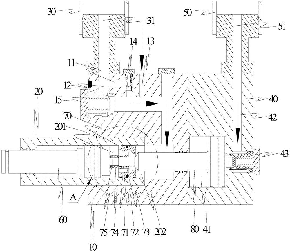 Improved booster device for die casting machine