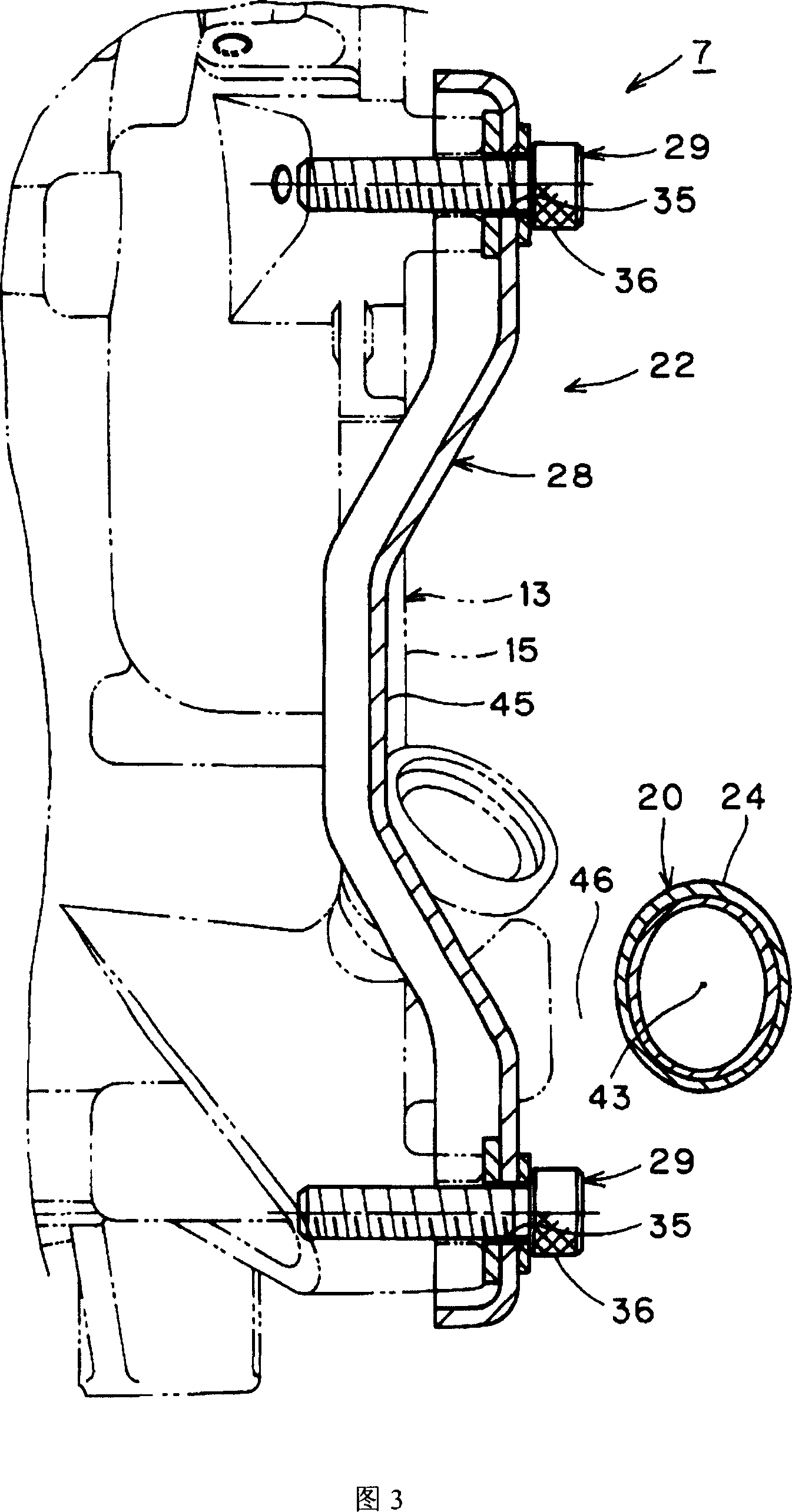 Power train for a motorcycle