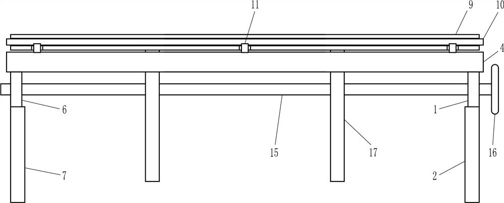 A kind of medical nursing bed that is easy for patients to move