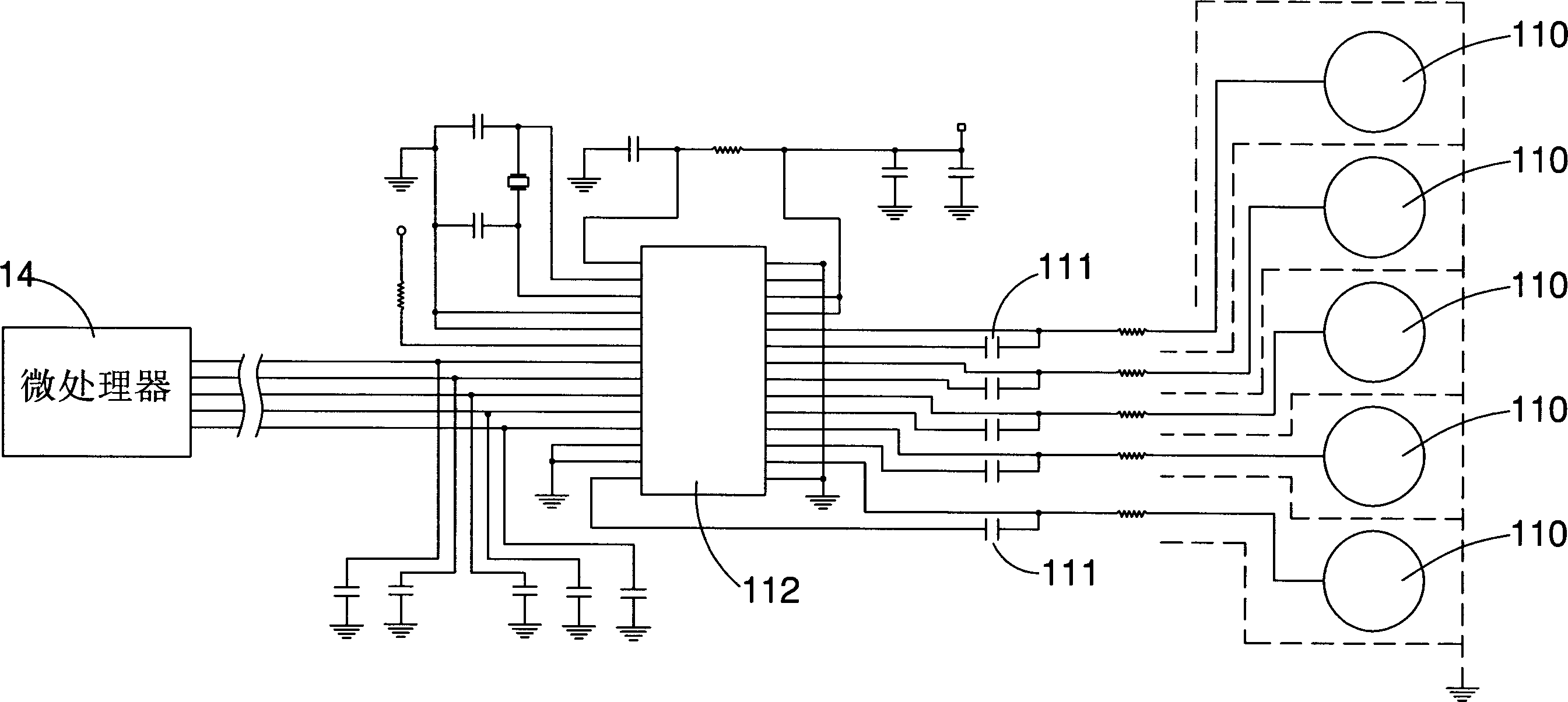 Keyboard and mouse with touch type functional key