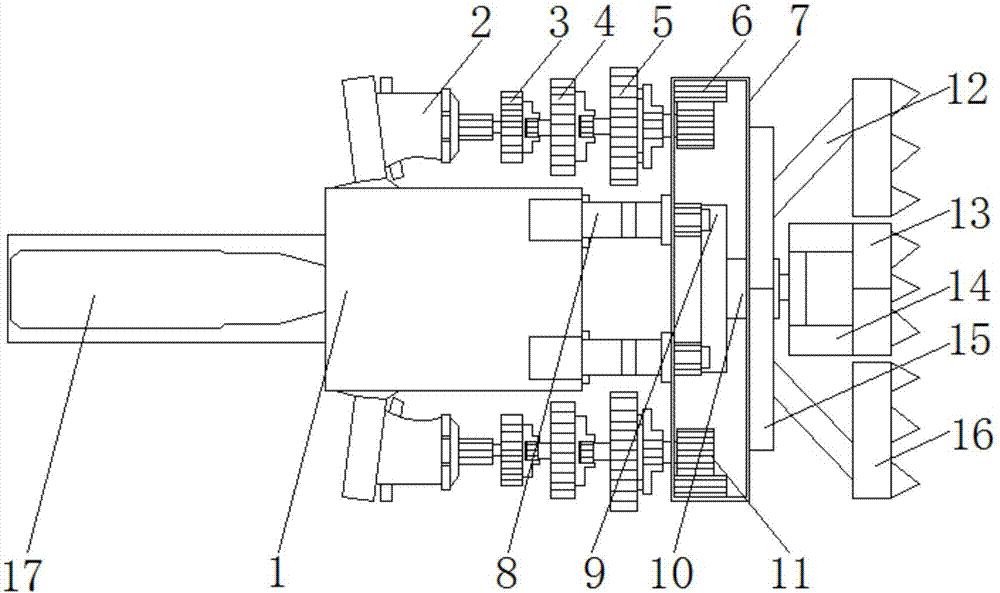 Small-size hydraulic device for prediction on basis of tunnel face front rock