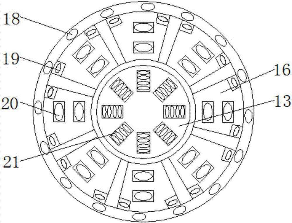 Small-size hydraulic device for prediction on basis of tunnel face front rock