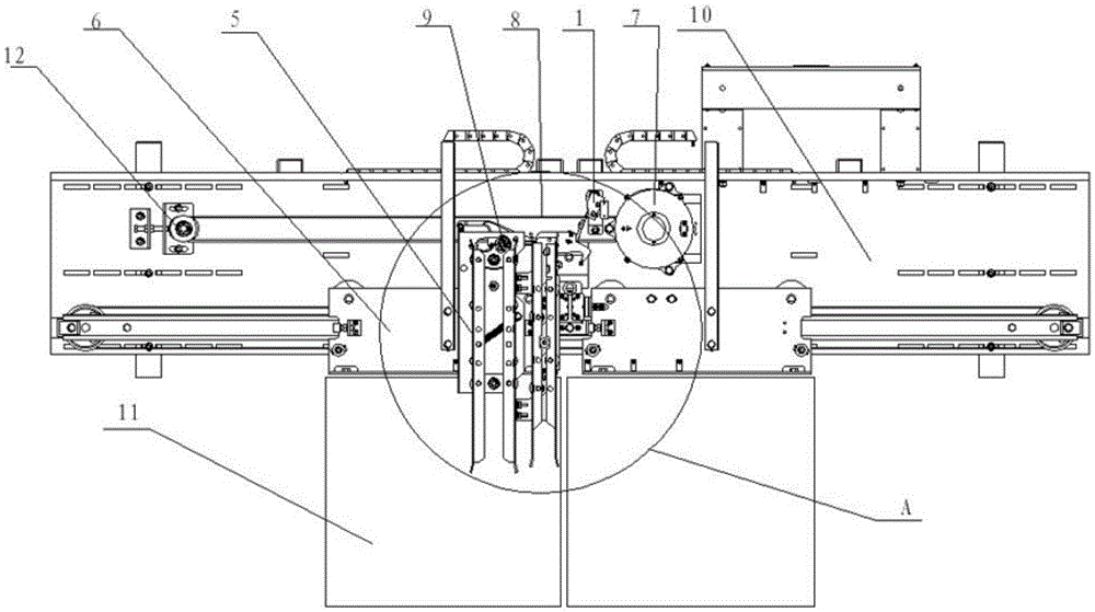 Lift cage door lock device