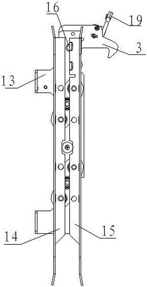 Lift cage door lock device