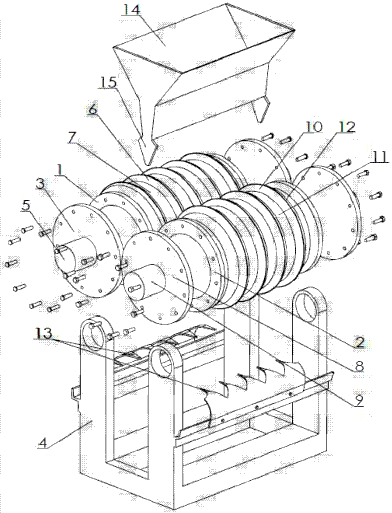 Biofuel curved piece type pressing device